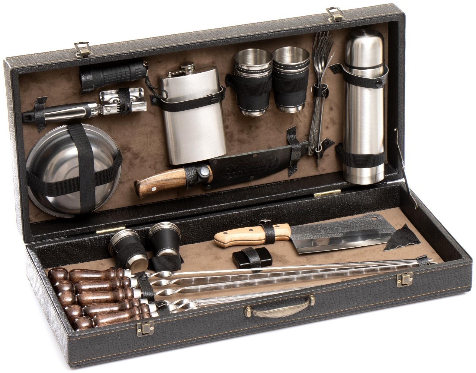 Набор с шампурами подарочный 