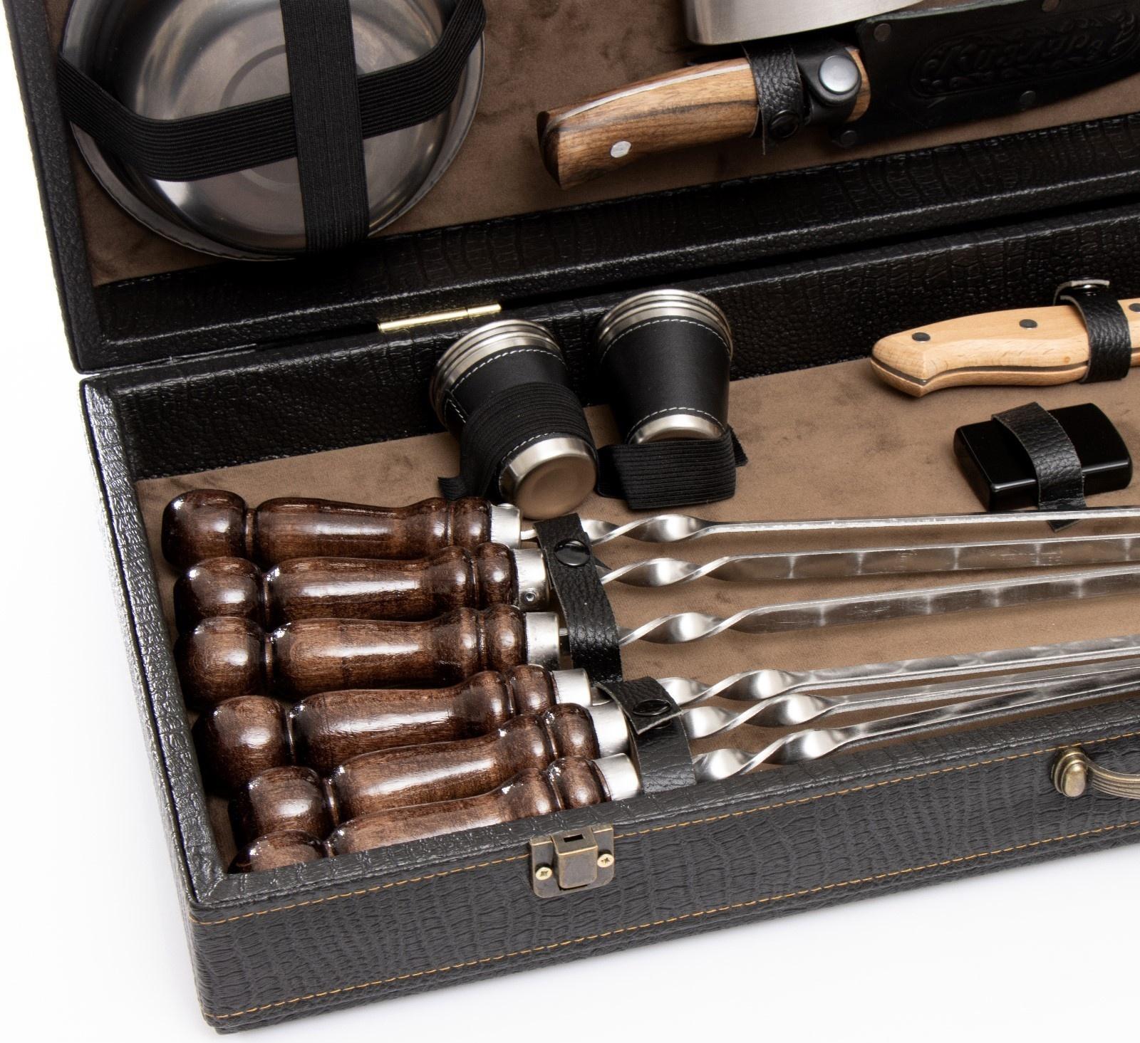 Набор с шампурами подарочный 