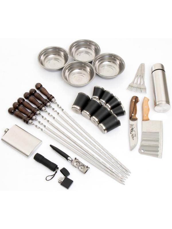 Набор с шампурами подарочный 