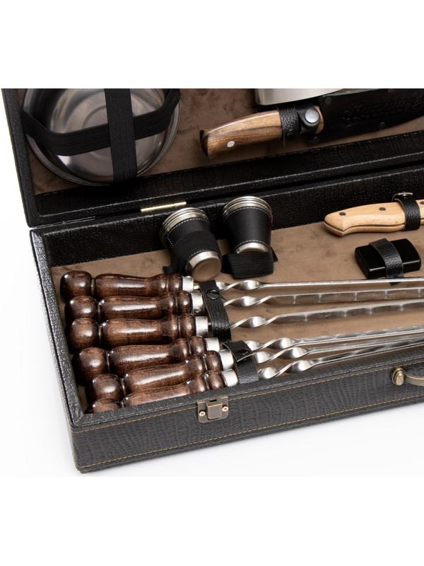 Набор с шампурами подарочный 