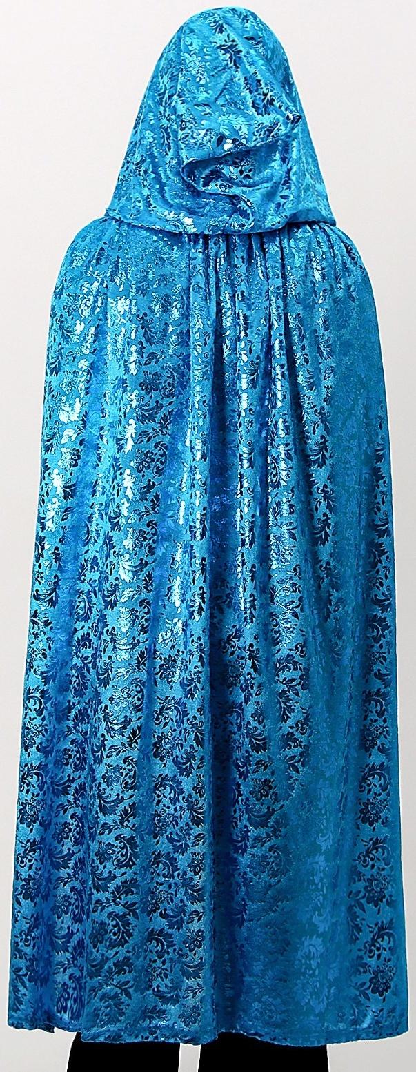 Карнавальный набор взрослый, плюш, цвет голубой с узором