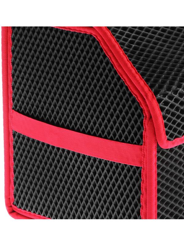 Органайзер саквояж в багажник автомобиля, из EVA-материала, 30 см, красный кант