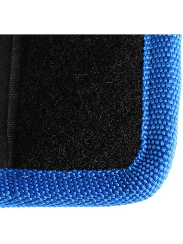 Органайзер саквояж в багажник автомобиля, из EVA-материала, 70 см, синий кант