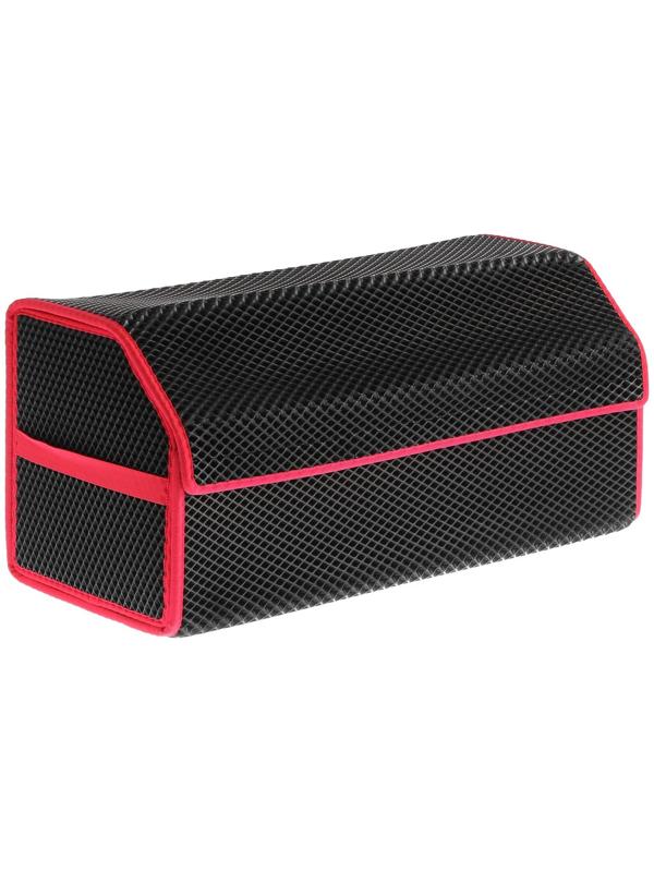 Органайзер саквояж в багажник автомобиля, из EVA-материала, 70 см, красный кант