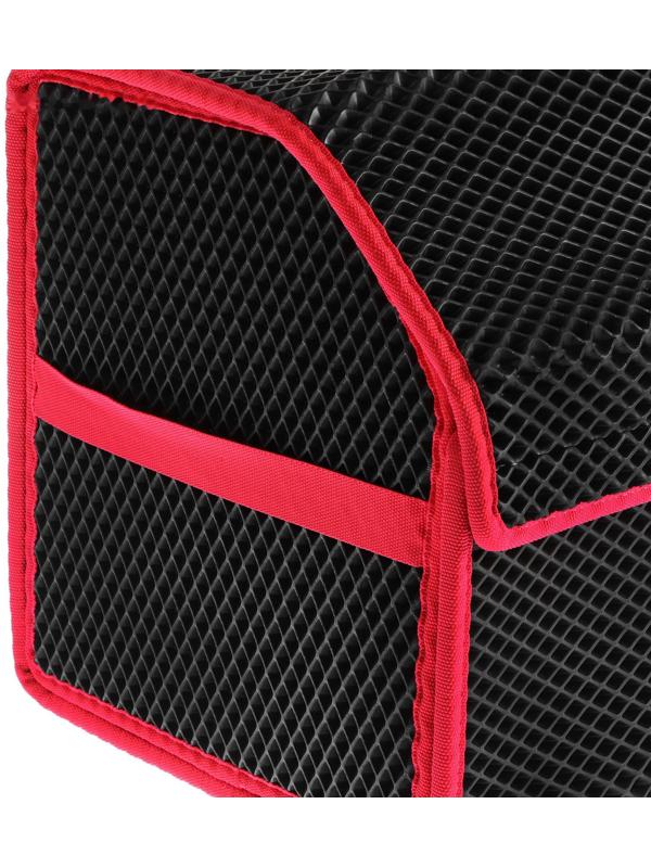 Органайзер саквояж в багажник автомобиля, из EVA-материала, 70 см, красный кант