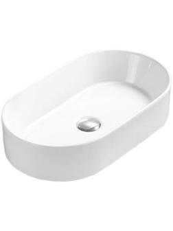 Раковина Azario AZ-78330D, накладная, 60х38х13 см, фаянс, цвет белый