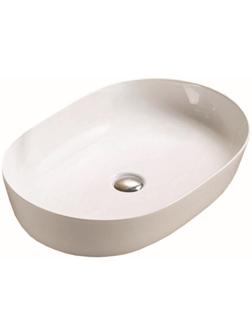 Раковина накладная Azario AZ-2143P 60*40*14,5 см, глянец, белая