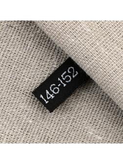 Нашивка текстильная «146-152», 5 х 1.1 см, цвет чёрный