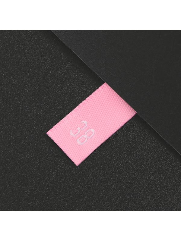 Нашивка текстильная «38», 4.6 х 1.1 см, цвет розовый