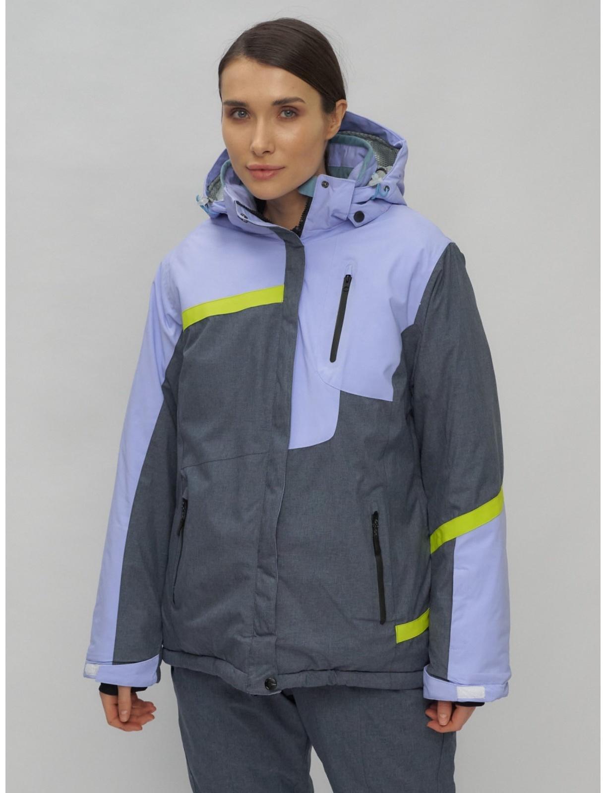 Костюм горнолыжный женский, размер 56, цвет фиолетовый