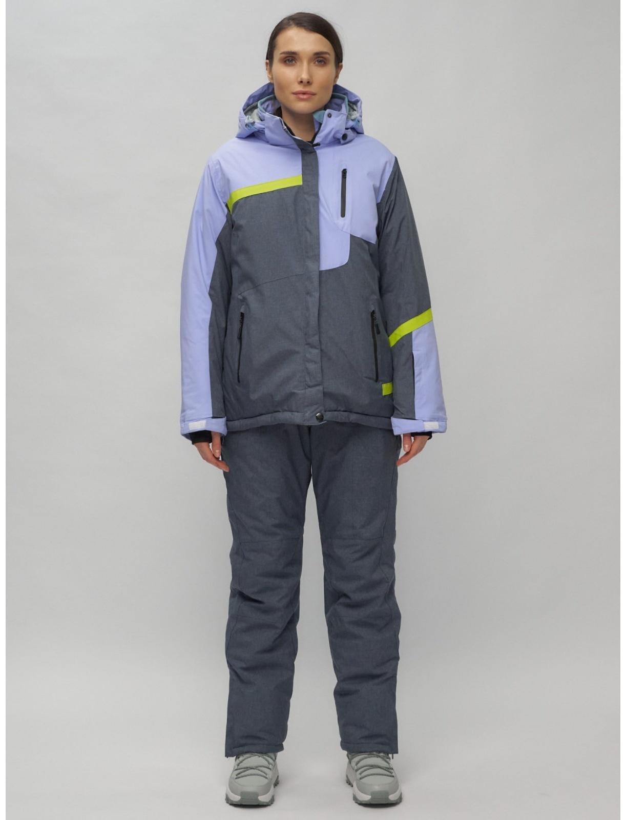 Костюм горнолыжный женский, размер 56, цвет фиолетовый