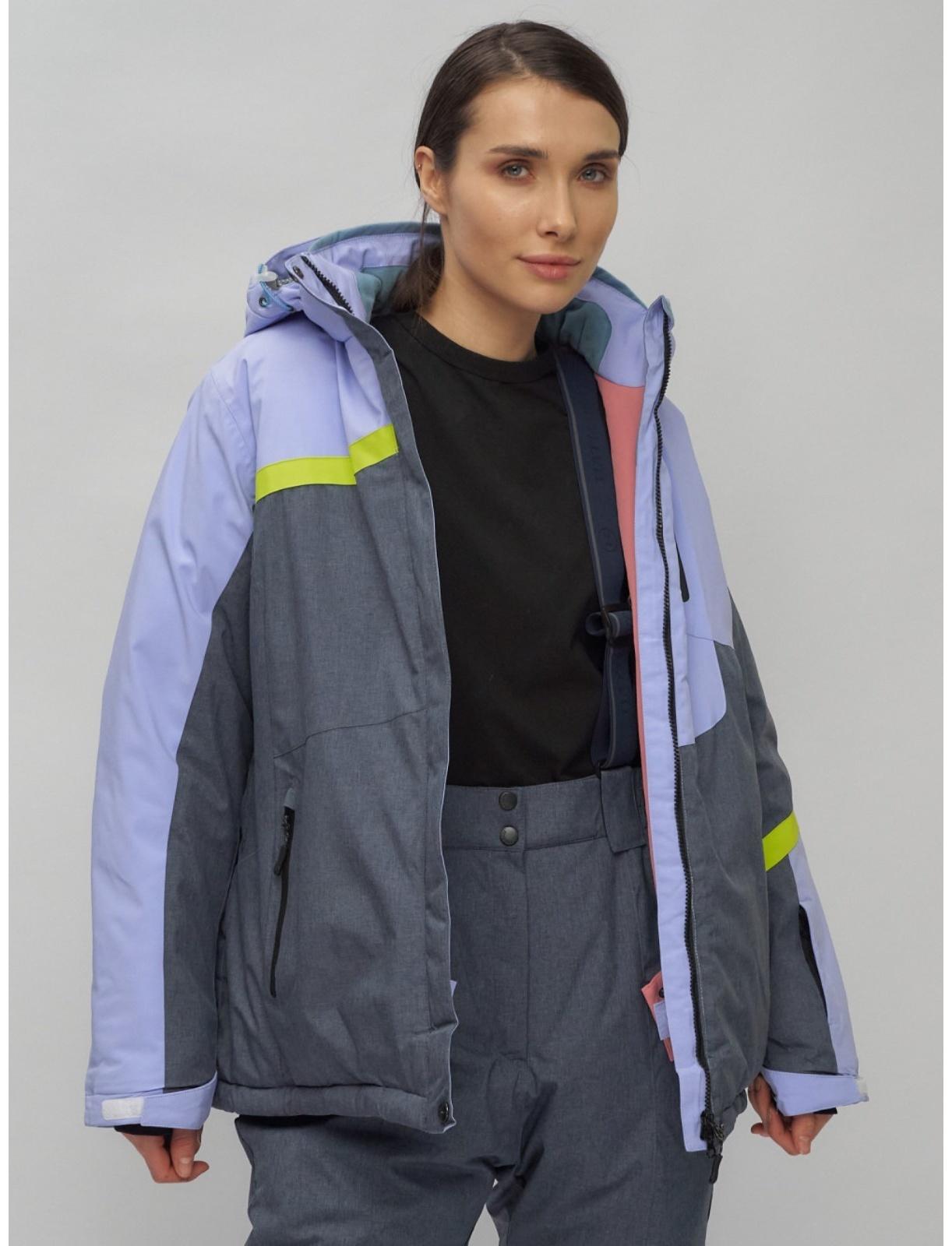 Костюм горнолыжный женский, размер 56, цвет фиолетовый