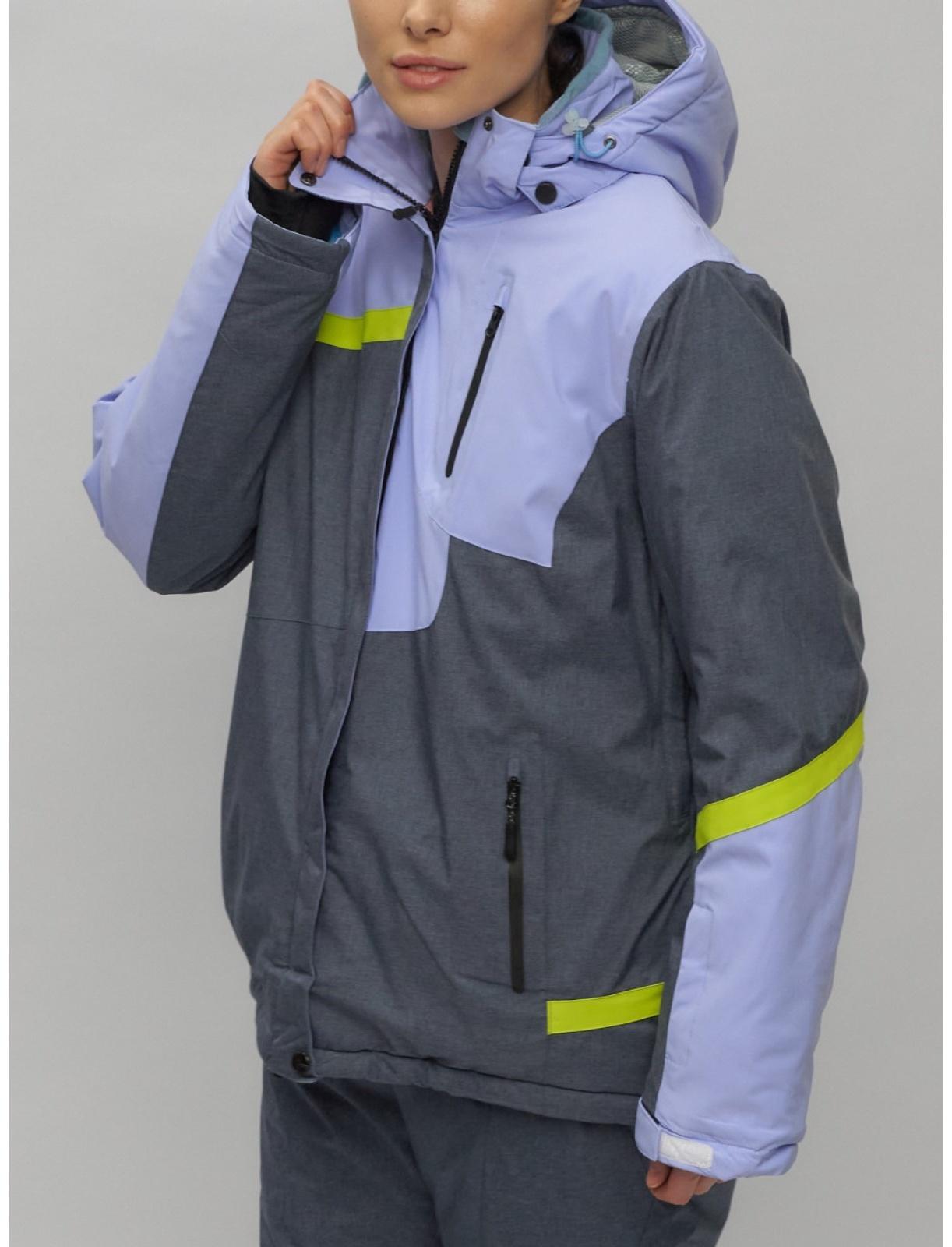 Костюм горнолыжный женский, размер 56, цвет фиолетовый