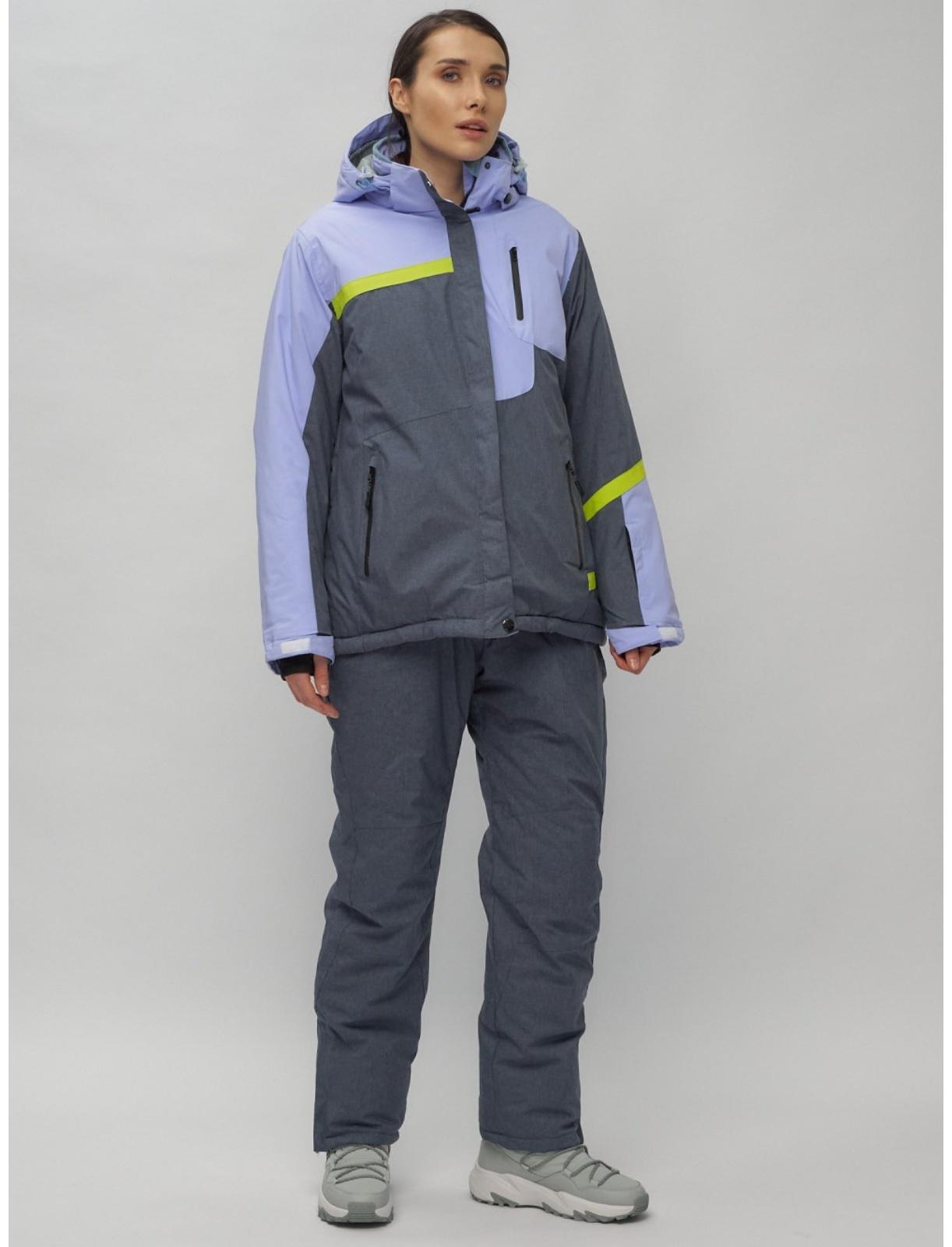 Костюм горнолыжный женский, размер 56, цвет фиолетовый