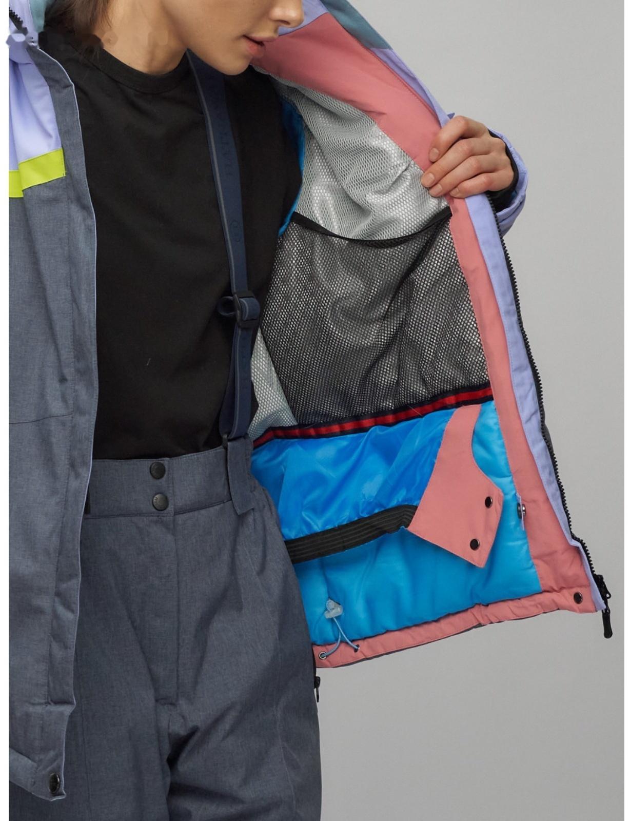 Костюм горнолыжный женский, размер 56, цвет фиолетовый