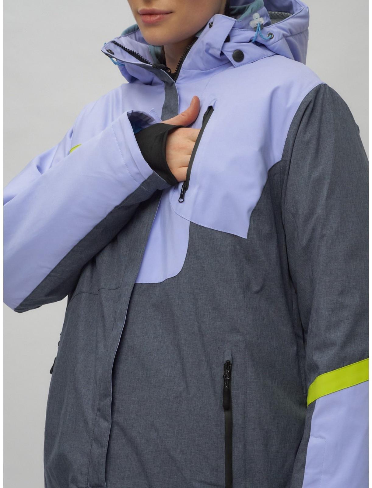 Костюм горнолыжный женский, размер 56, цвет фиолетовый