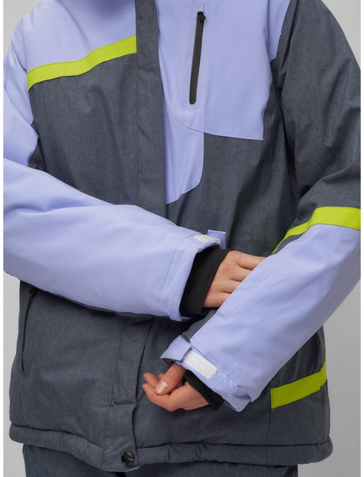 Костюм горнолыжный женский, размер 56, цвет фиолетовый