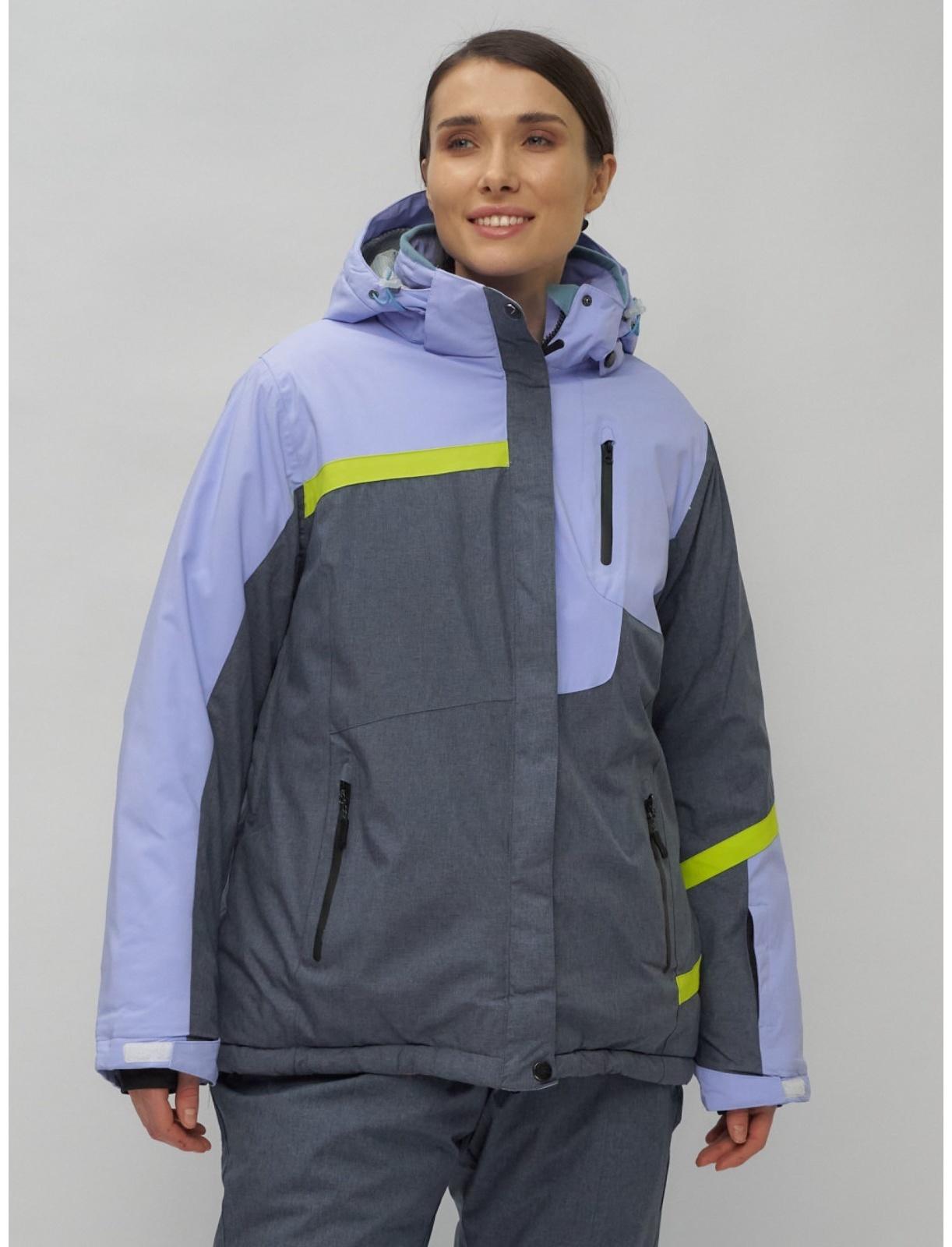 Костюм горнолыжный женский, размер 56, цвет фиолетовый