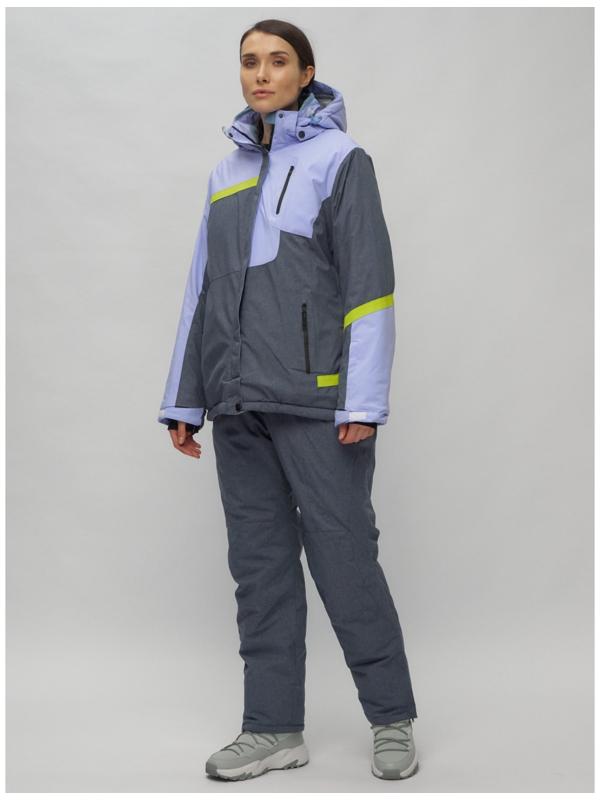Костюм горнолыжный женский, размер 56, цвет фиолетовый