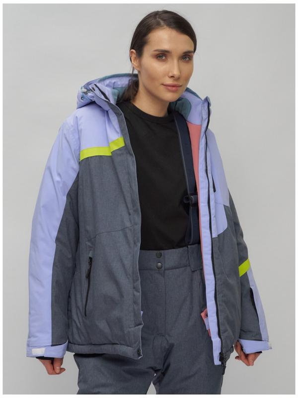 Костюм горнолыжный женский, размер 56, цвет фиолетовый