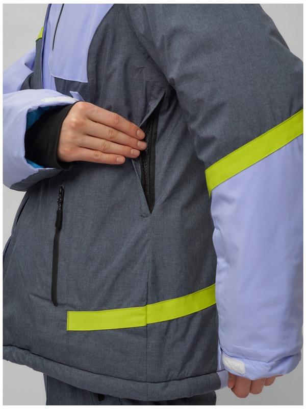 Костюм горнолыжный женский, размер 56, цвет фиолетовый