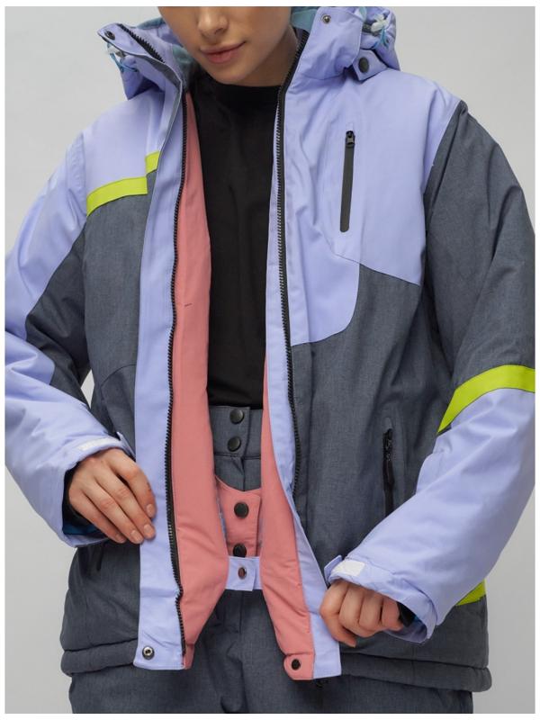 Костюм горнолыжный женский, размер 56, цвет фиолетовый