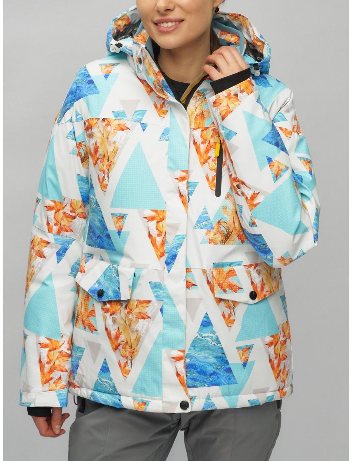 Костюм горнолыжный женский, размер 44, цвет голубой