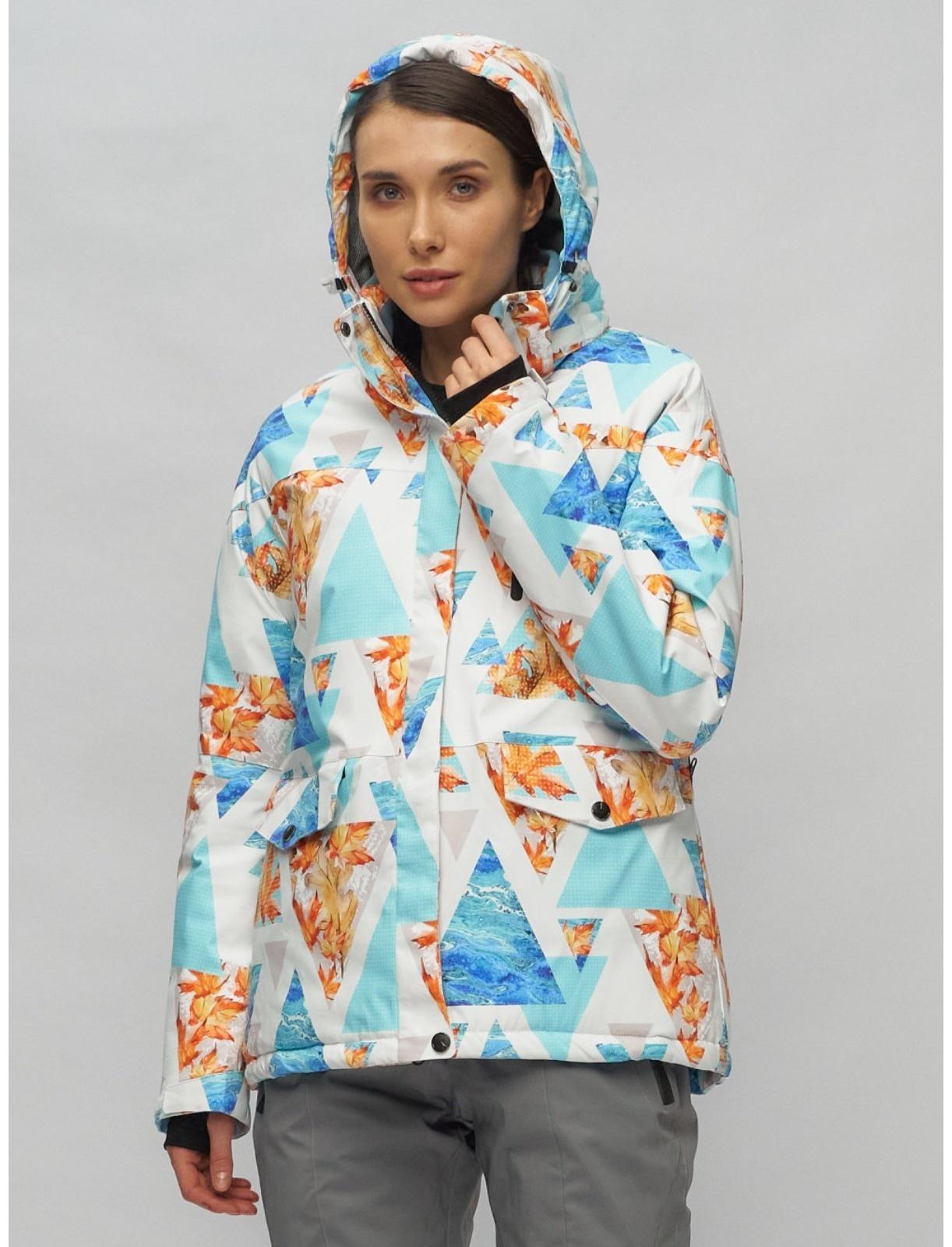 Костюм горнолыжный женский, размер 44, цвет голубой