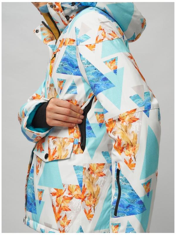 Костюм горнолыжный женский, размер 44, цвет голубой