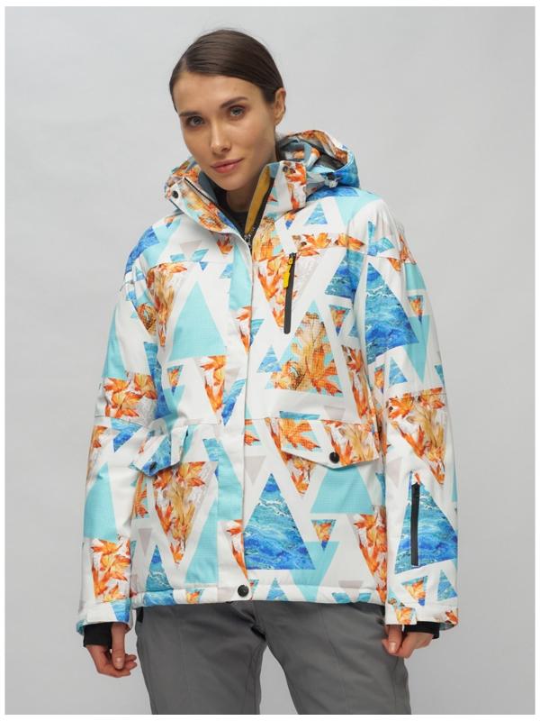 Костюм горнолыжный женский, размер 44, цвет голубой