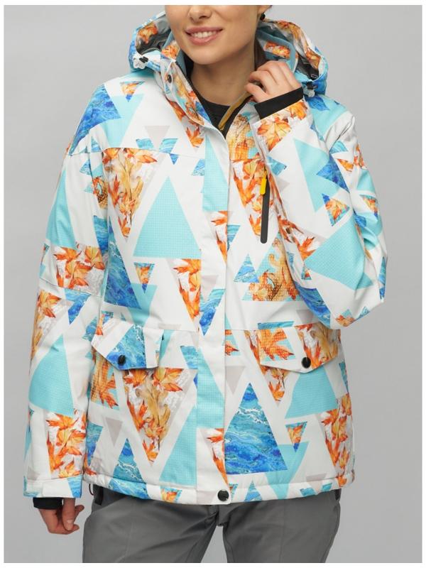 Костюм горнолыжный женский, размер 44, цвет голубой