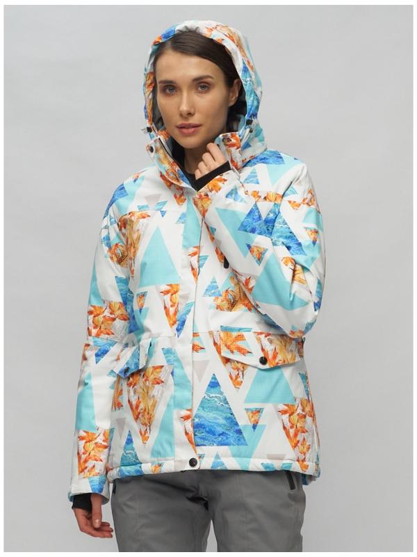 Костюм горнолыжный женский, размер 44, цвет голубой