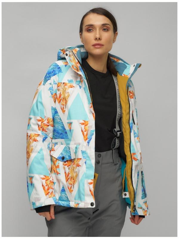 Костюм горнолыжный женский, размер 44, цвет голубой