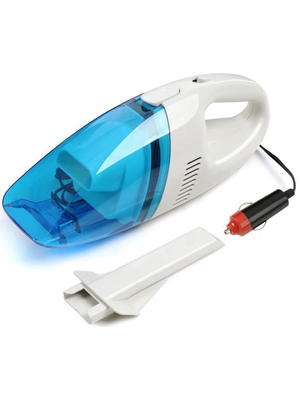 Пылесос Автомобильный Starwind CV-100 белый/голубой 35Вт, питание 12В, пылесборник 0,5 л
