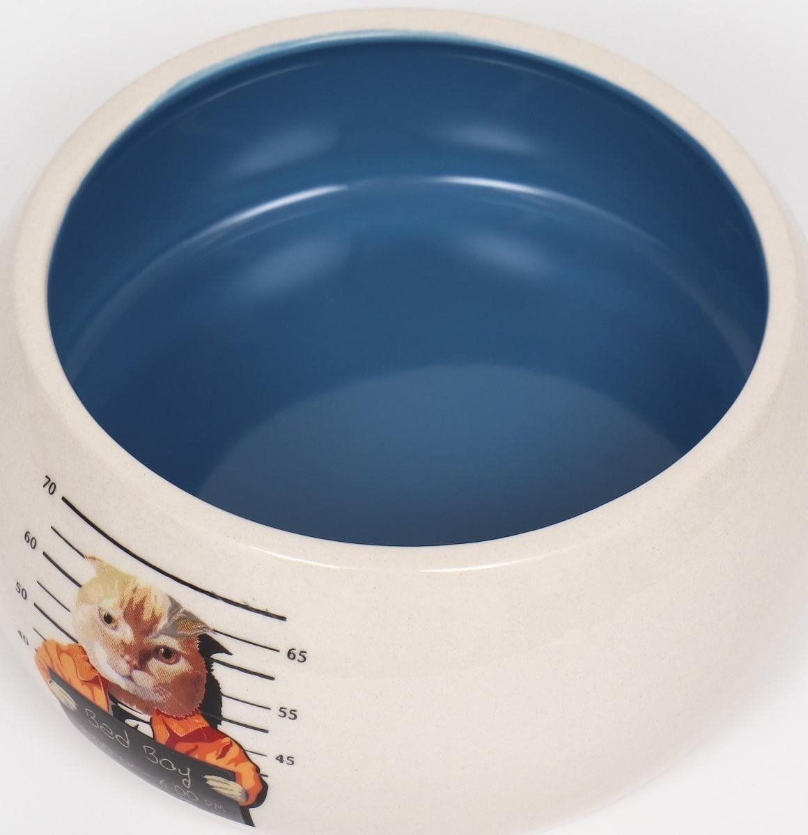 Миска керамическая со скошенным краем 