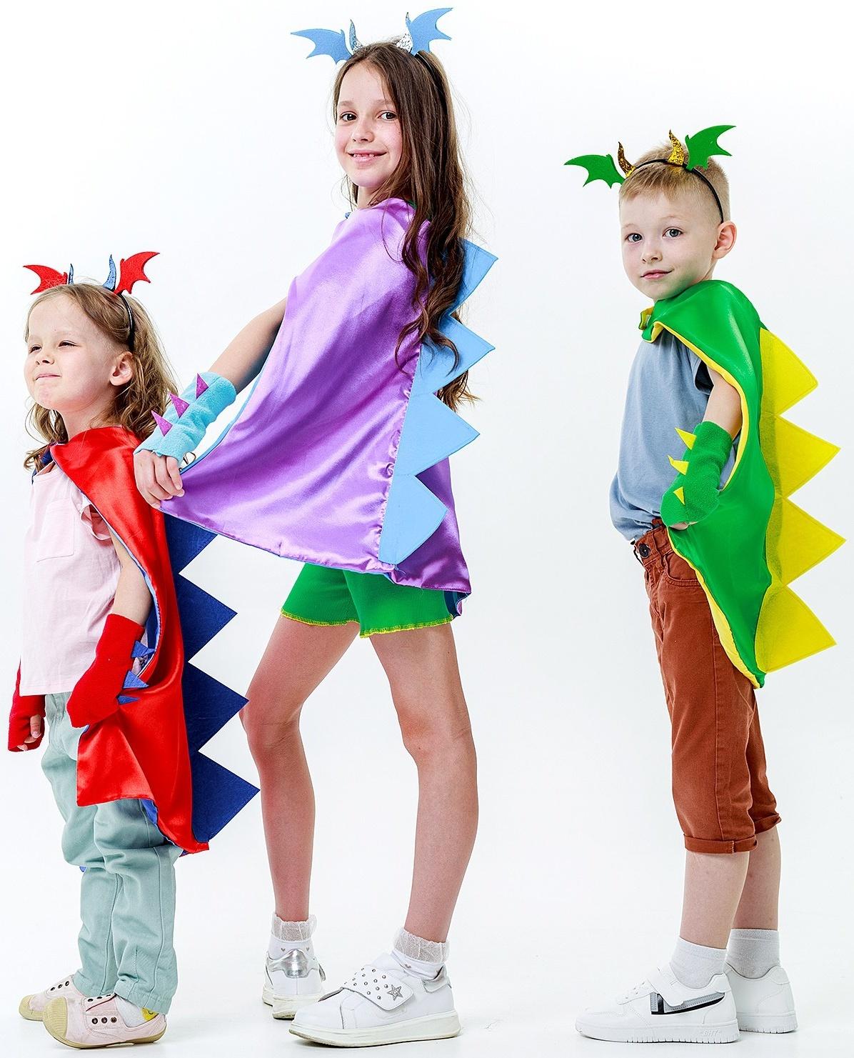 Карнавальный набор «Дракон воды», плащ и ободок