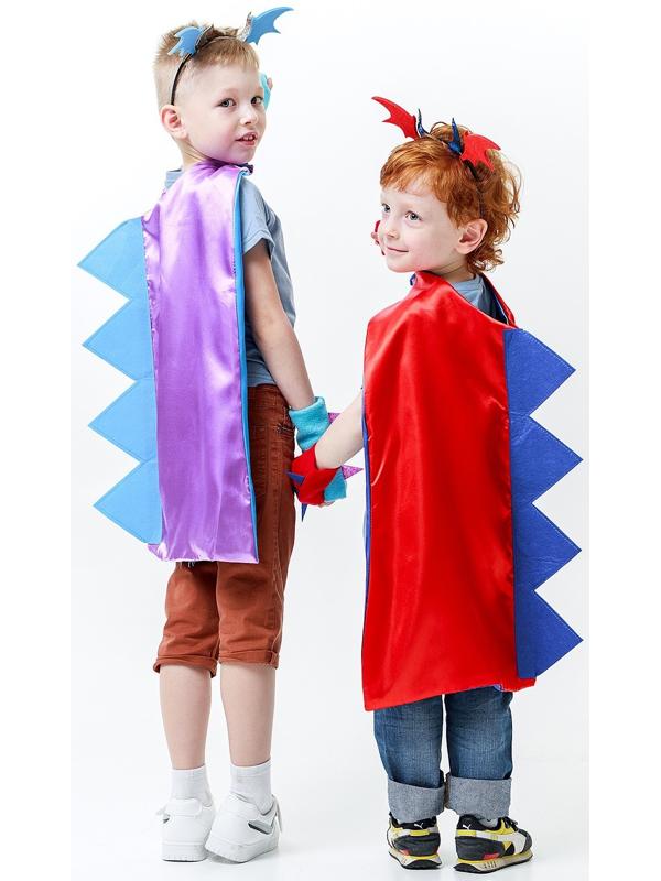 Карнавальный набор «Дракон воды», плащ и ободок