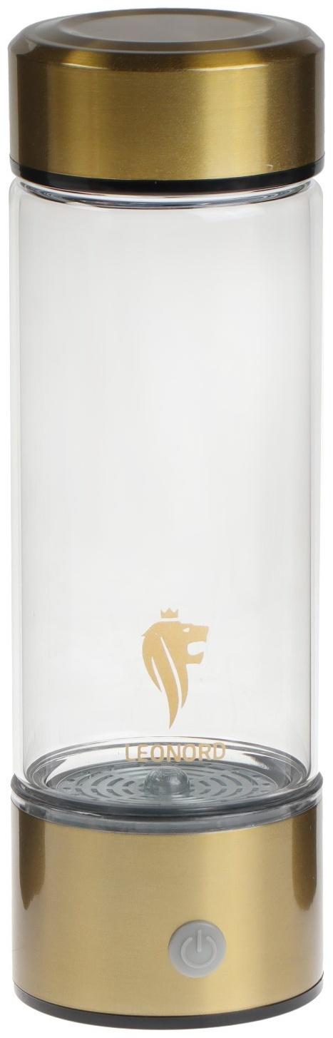 Генератор водородной воды Leonord LE-1707, 450 мл, стекло, золотистый