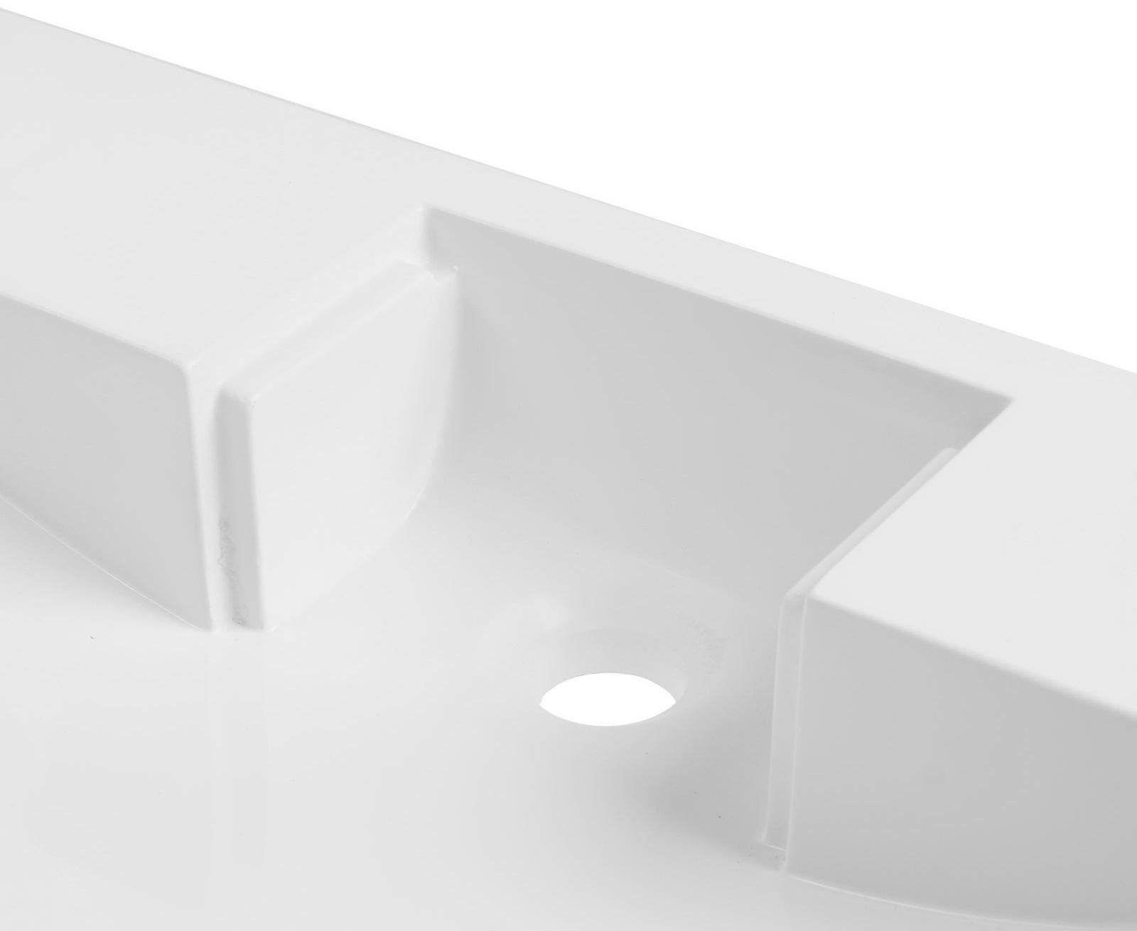 Раковина ZEIN Аврора V56D1, на стиральную машину, 600х600х105 мм, кронштейны