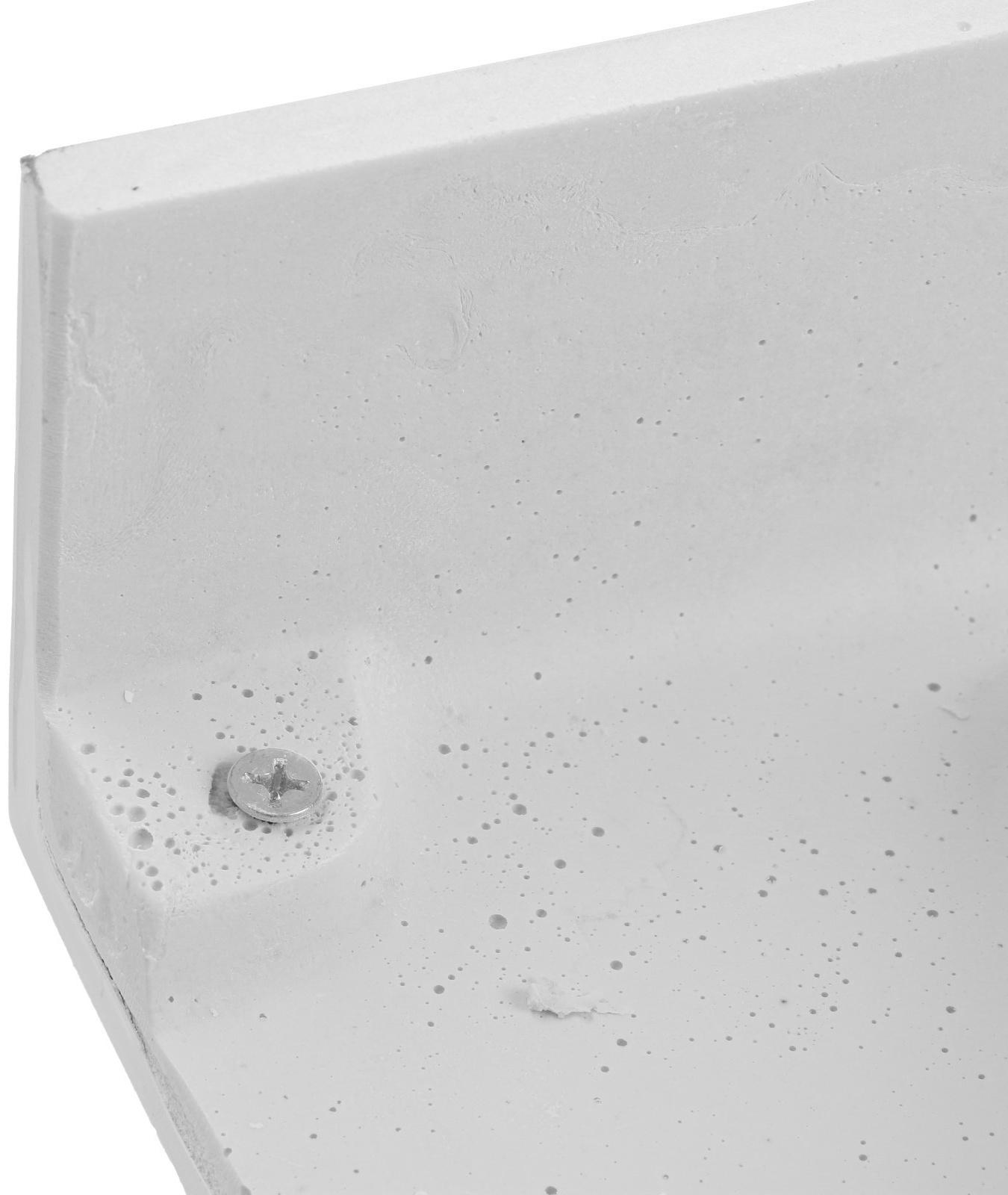 Раковина ZEIN Аврора V56D1, на стиральную машину, 600х600х105 мм, кронштейны