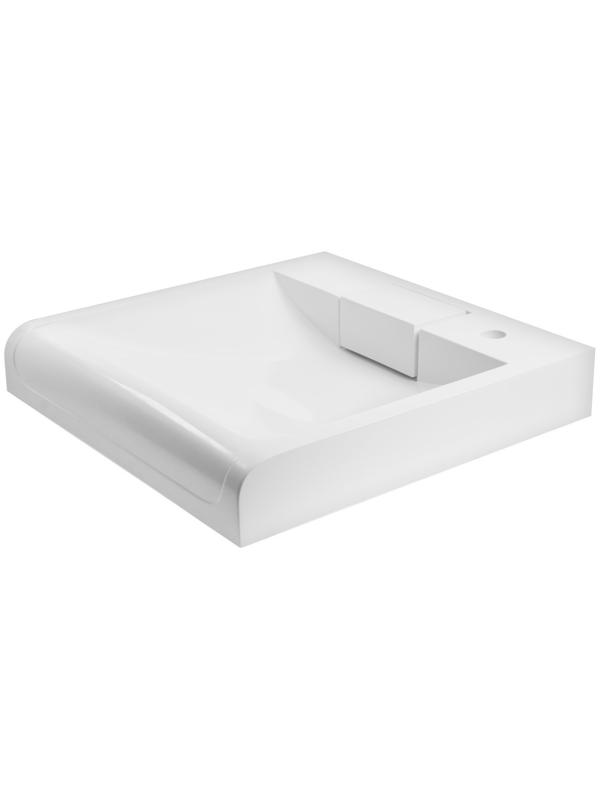 Раковина ZEIN Аврора V56D1, на стиральную машину, 600х600х105 мм, кронштейны