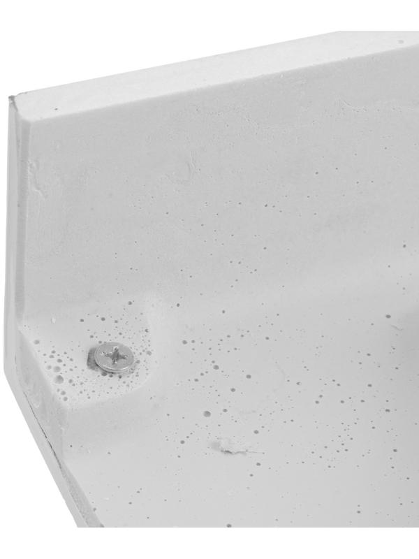 Раковина ZEIN Аврора V56D1, на стиральную машину, 600х600х105 мм, кронштейны