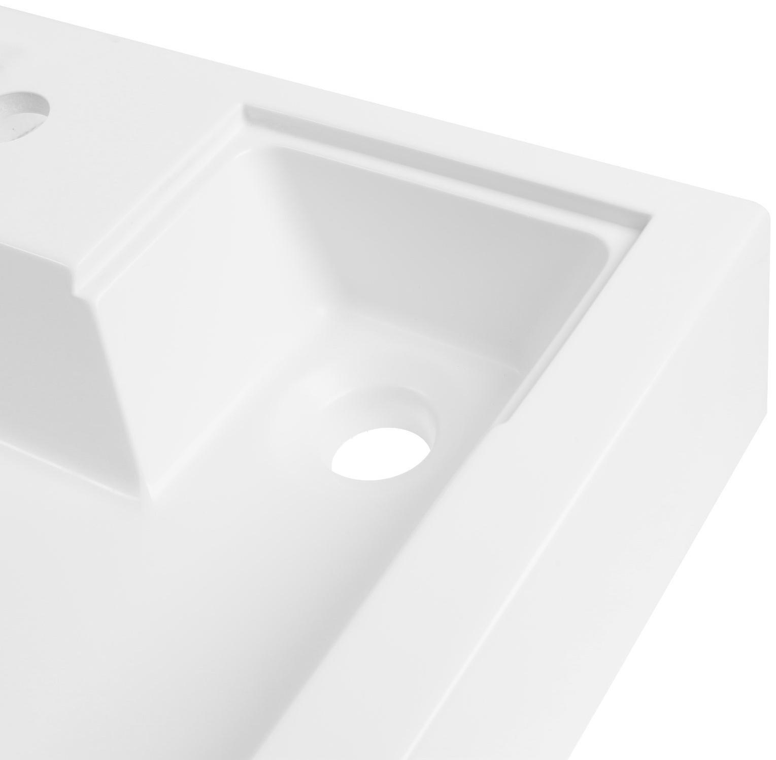 Раковина ZEIN Аврора V63D1, на стиральную машину, 600х500х105 мм, кронштейны