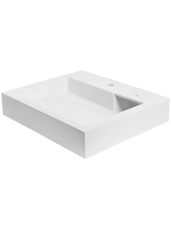 Раковина ZEIN Аврора V63D1, на стиральную машину, 600х500х105 мм, кронштейны