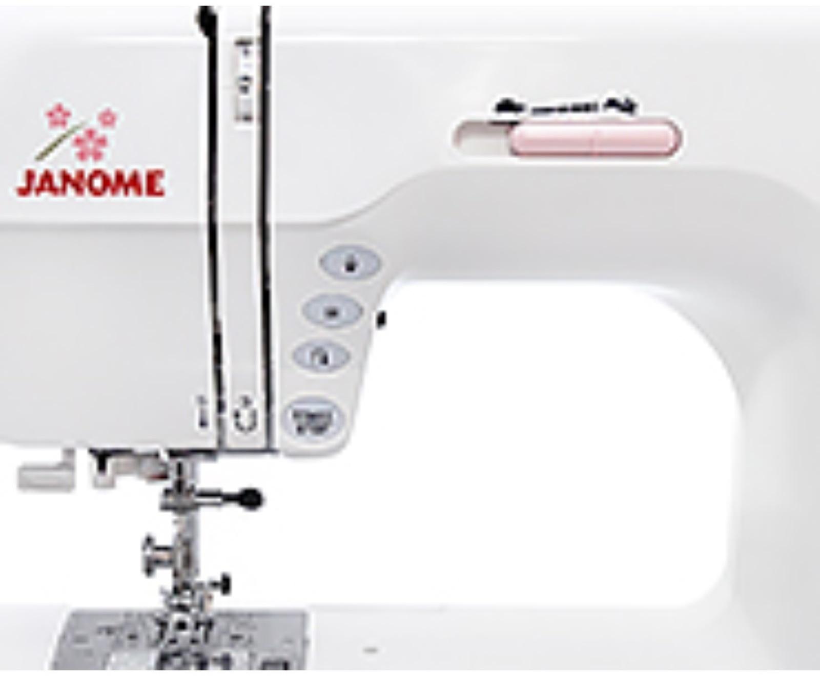 Швейная машина Janome DC 4030, 60 Вт, 30 операций, автомат, белая