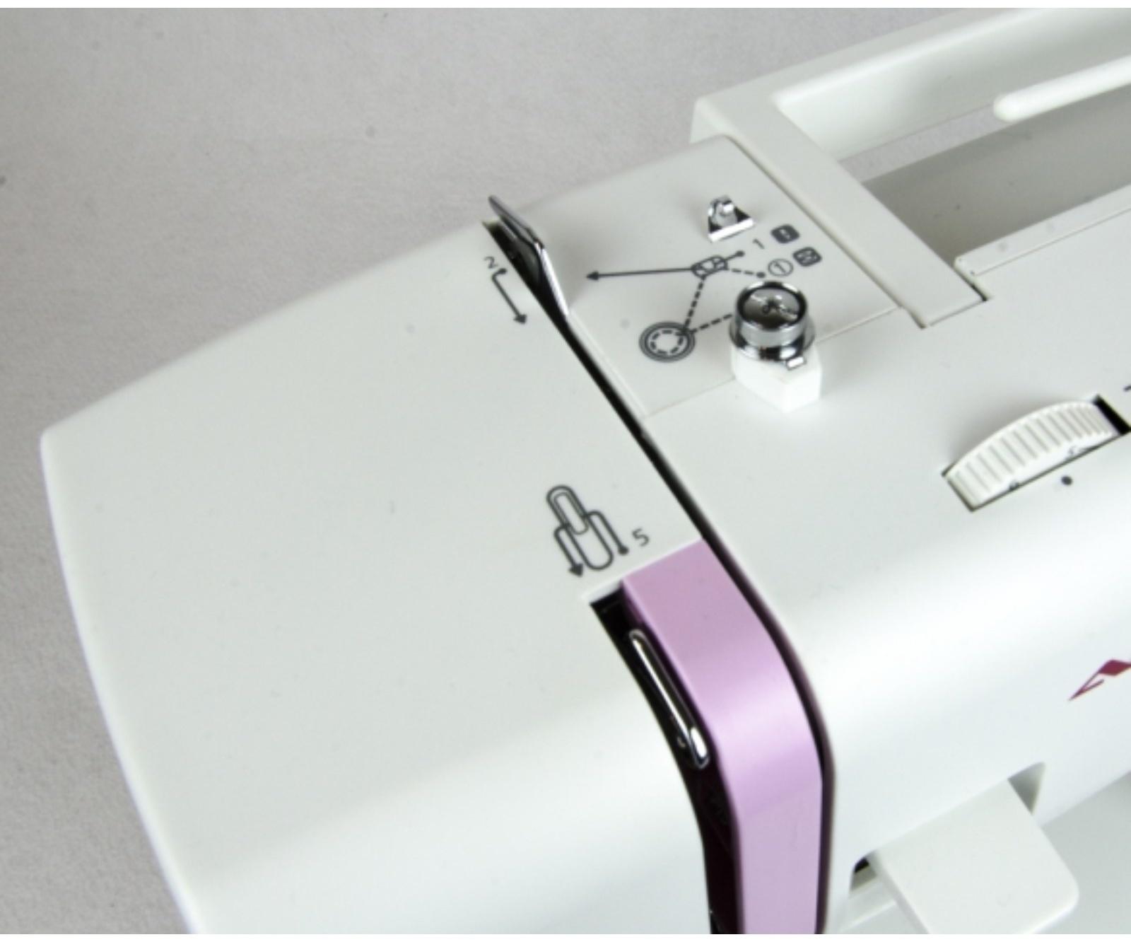 Швейная машина Aurora Sewline 40, 70 Вт, 29 операций, автомат, бело-розовая