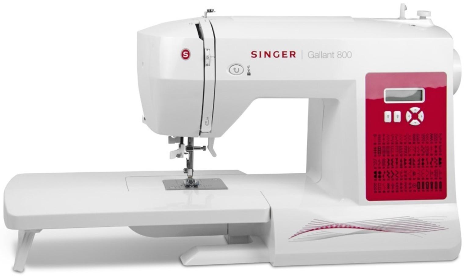 Швейная машина Singer Gallant 800, 85 Вт, 74 операций, автомат, белая