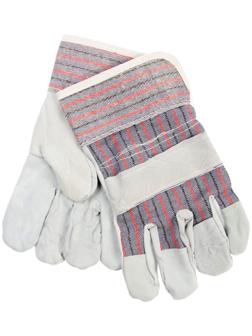 Краги сварщика спилковые ТУНДРА, комбинированные, пятипалые, козья кожа, 270 мм, 110 г