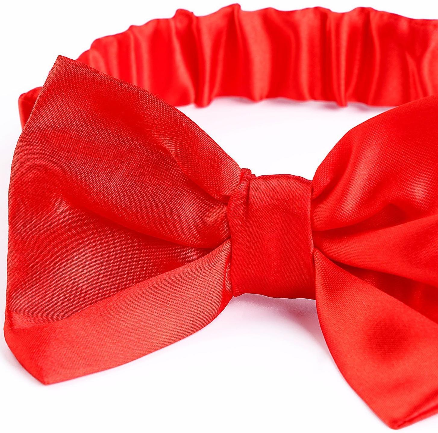 Карнавальная юбка для вечеринки красная в чёрный горох, повязка, рост 98-104 см