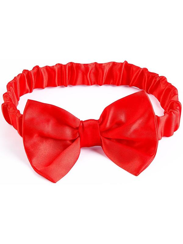 Карнавальная юбка для вечеринки красная в чёрный горох, повязка, рост 98-104 см